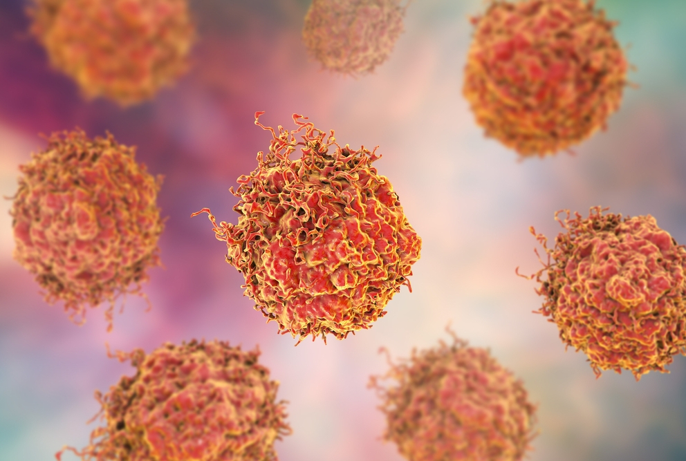 3d rendering of prostate cells.