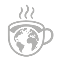 coffee mug with globe
