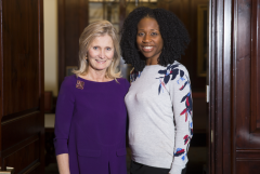 From left: Dr. Silvia Formenti and Dr. Onyinye Balogun. Photo credit: Ashley Jones